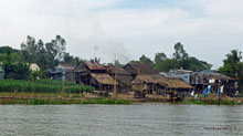 Village sur le Mékong - Vietnam